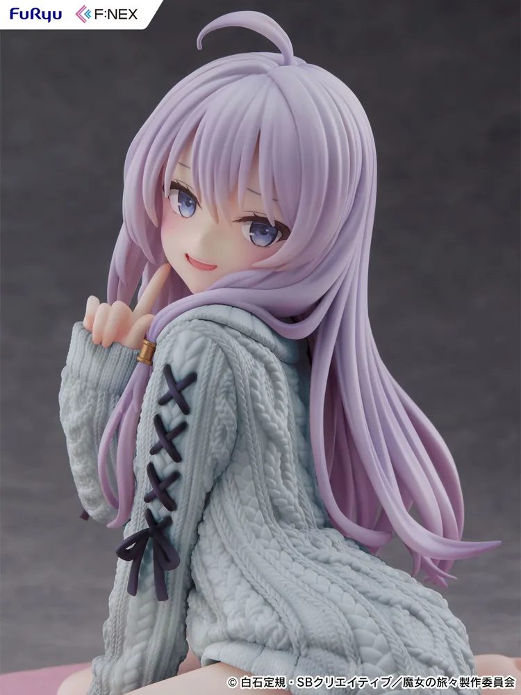 The Journey of Elaina 1/7 Scale Pre-Painted Figure: Elaina Knit Ver. Repaint Blue