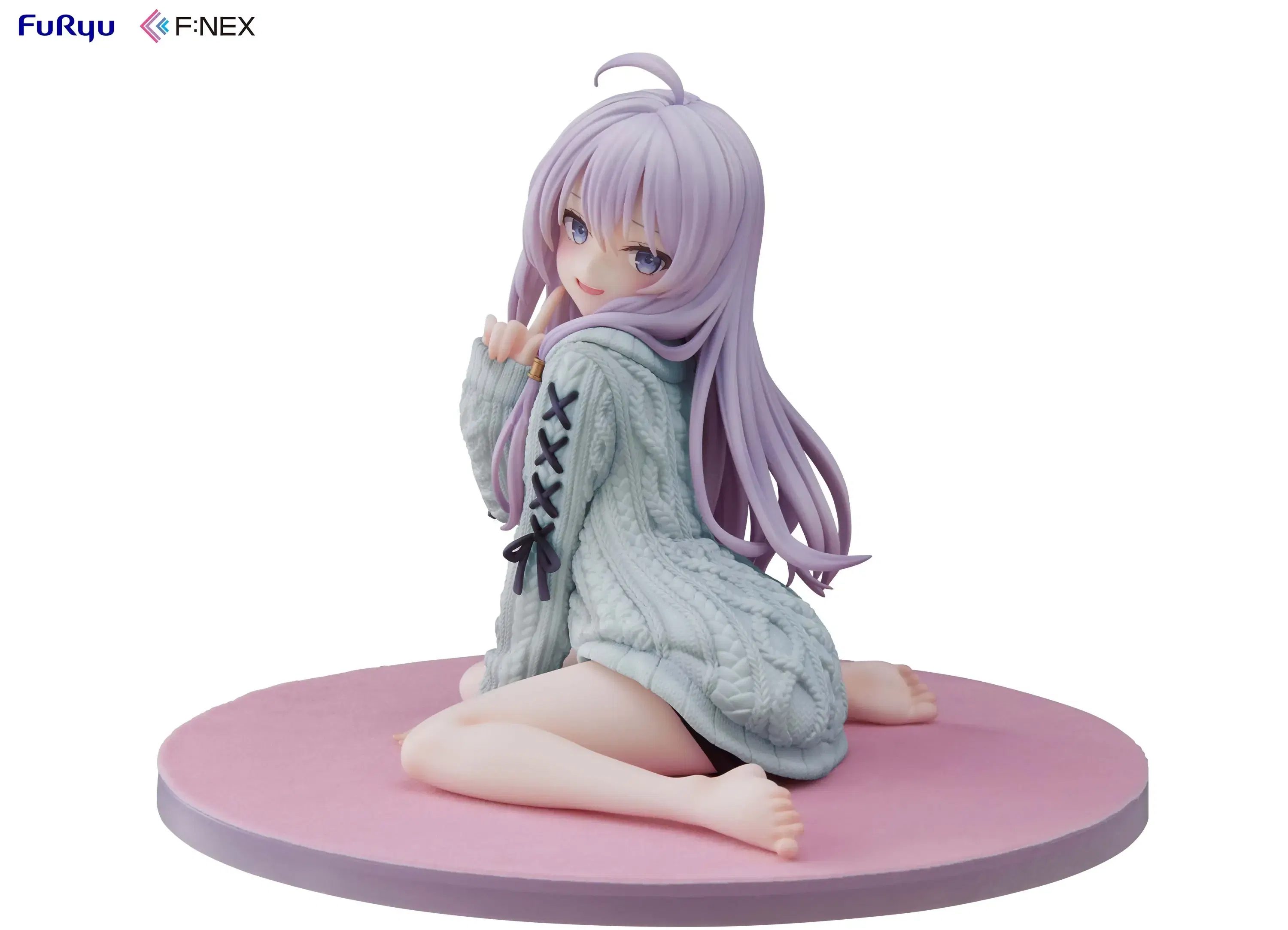The Journey of Elaina 1/7 Scale Pre-Painted Figure: Elaina Knit Ver. Repaint Blue