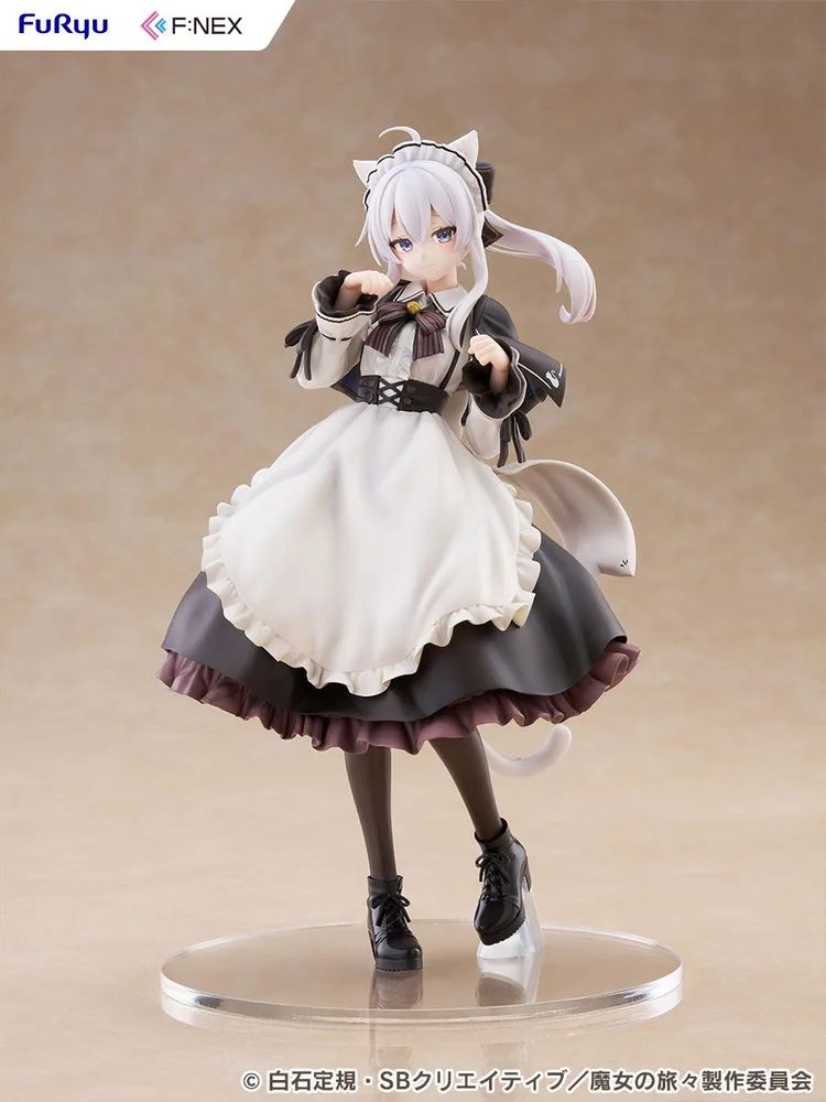 The Journey of Elaina 1/7 Scale Pre-Painted Figure: Elaina Maid Costume with Cat Ears Ver.