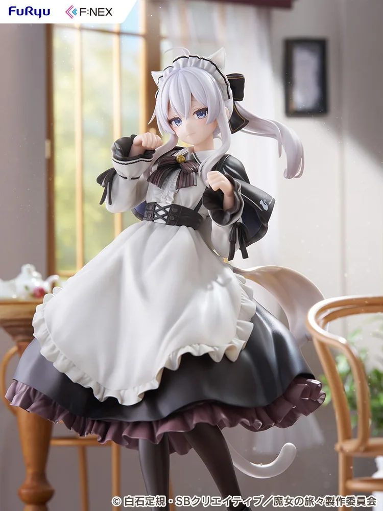 The Journey of Elaina 1/7 Scale Pre-Painted Figure: Elaina Maid Costume with Cat Ears Ver.