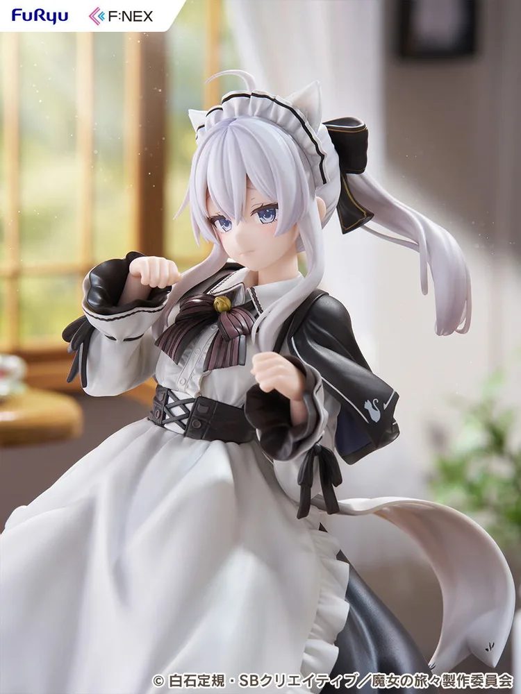 The Journey of Elaina 1/7 Scale Pre-Painted Figure: Elaina Maid Costume with Cat Ears Ver.