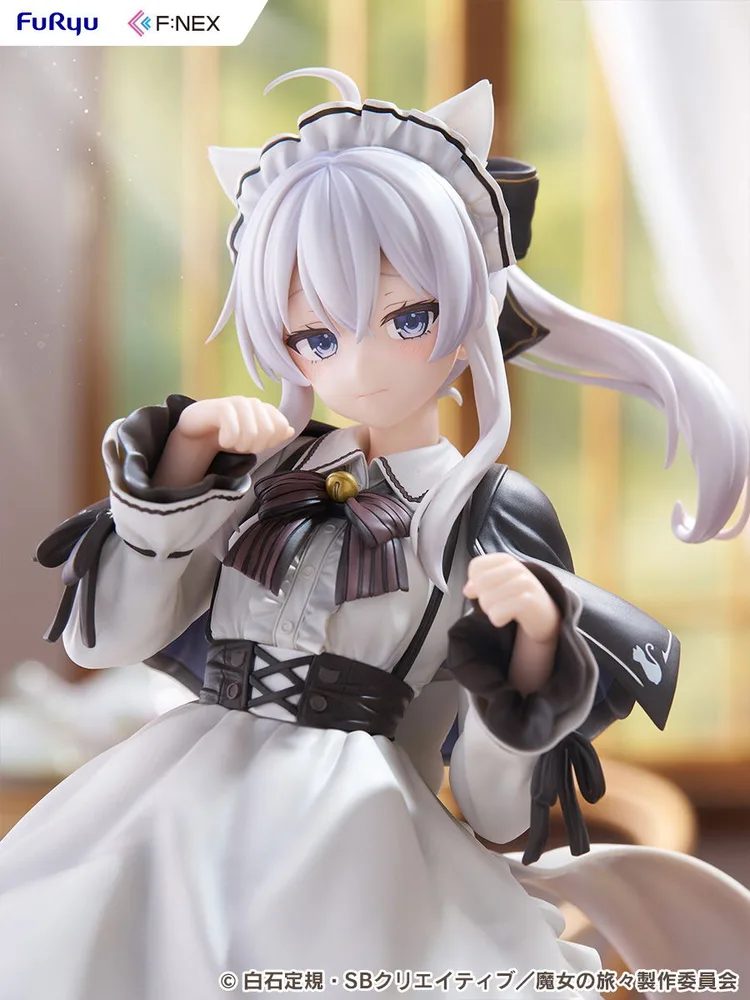 The Journey of Elaina 1/7 Scale Pre-Painted Figure: Elaina Maid Costume with Cat Ears Ver.