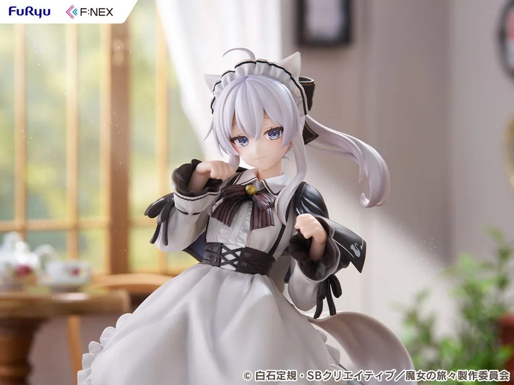 The Journey of Elaina 1/7 Scale Pre-Painted Figure: Elaina Maid Costume with Cat Ears Ver.