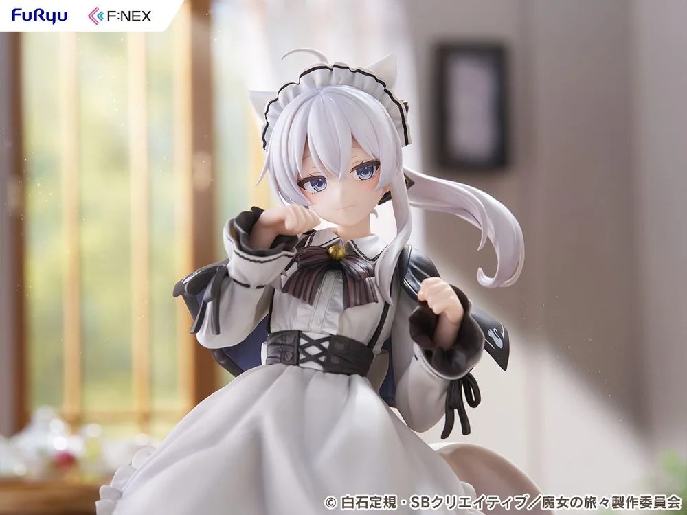 The Journey of Elaina 1/7 Scale Pre-Painted Figure: Elaina Maid Costume with Cat Ears Ver.