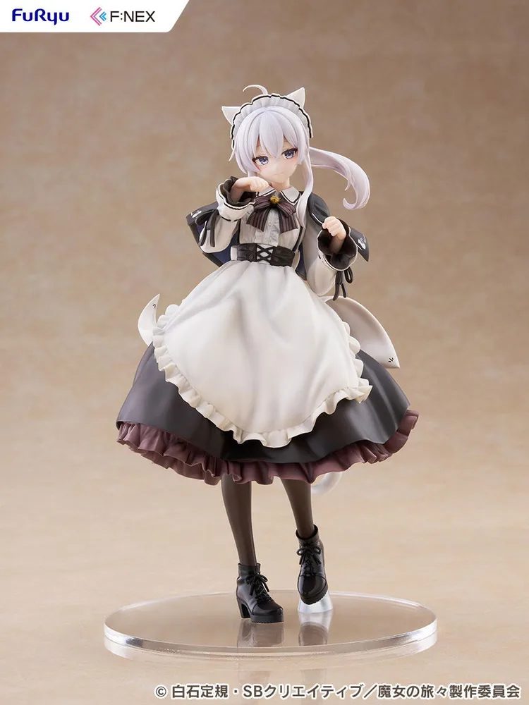 The Journey of Elaina 1/7 Scale Pre-Painted Figure: Elaina Maid Costume with Cat Ears Ver.