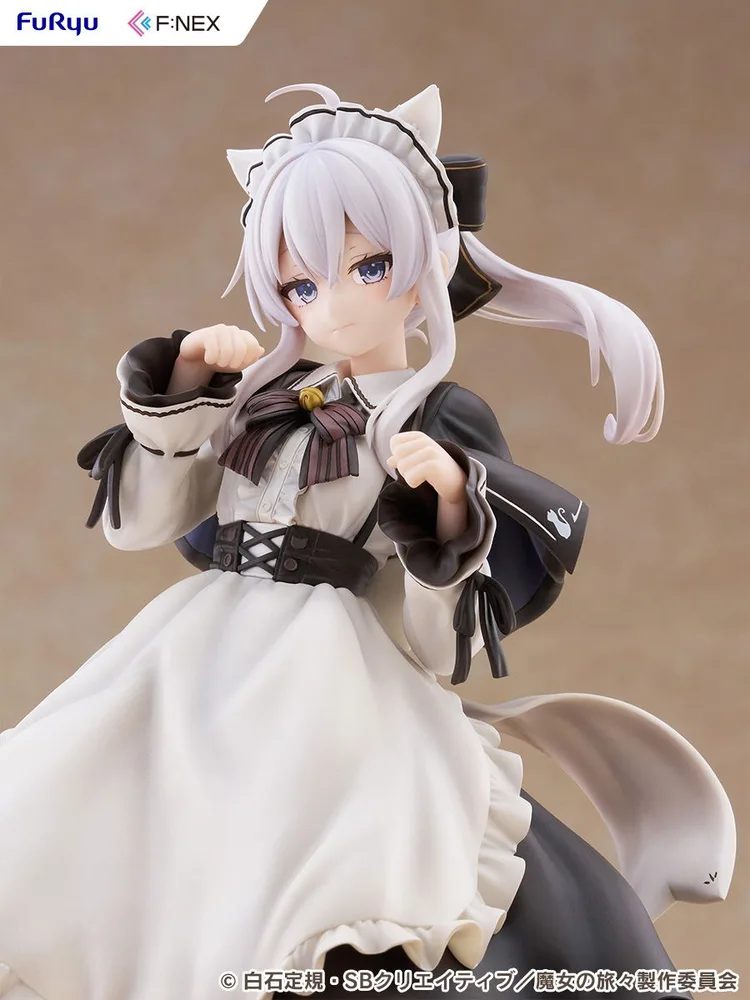 The Journey of Elaina 1/7 Scale Pre-Painted Figure: Elaina Maid Costume with Cat Ears Ver.