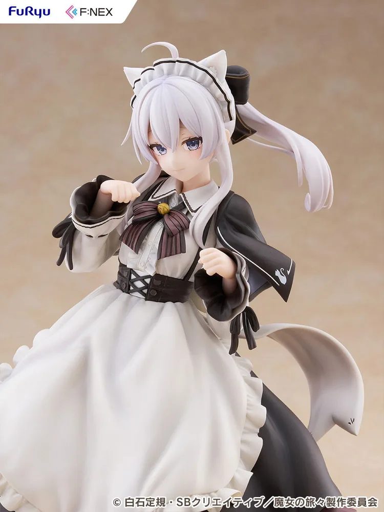 The Journey of Elaina 1/7 Scale Pre-Painted Figure: Elaina Maid Costume with Cat Ears Ver.