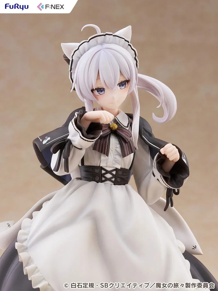The Journey of Elaina 1/7 Scale Pre-Painted Figure: Elaina Maid Costume with Cat Ears Ver.