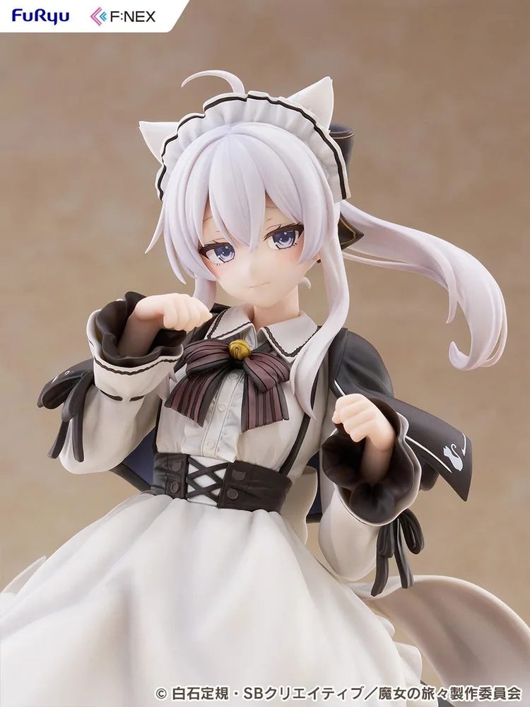 The Journey of Elaina 1/7 Scale Pre-Painted Figure: Elaina Maid Costume with Cat Ears Ver.