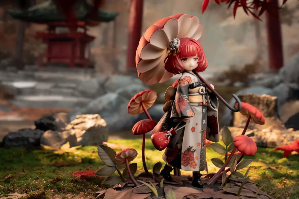 The Mushroom Girls Series No. 6 1/1 Scale Pre-Painted Figure: Marasmius Haematocephalus