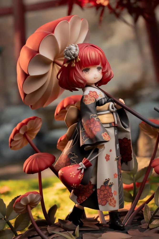 The Mushroom Girls Series No. 6 1/1 Scale Pre-Painted Figure: Marasmius Haematocephalus