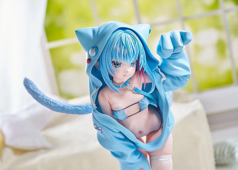 Virtual Illustrator Kanzarin 1/6 Scale Pre-Painted Figure: Kanzarin-chan Nekomimi Hoodie Ver.