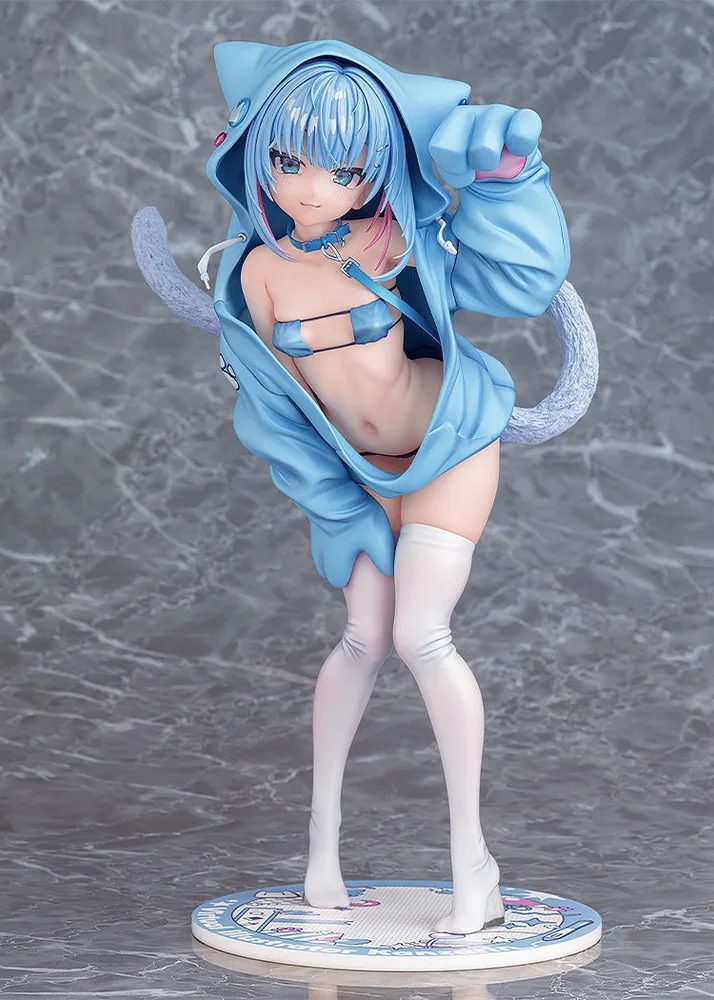 Virtual Illustrator Kanzarin 1/6 Scale Pre-Painted Figure: Kanzarin-chan Nekomimi Hoodie Ver.