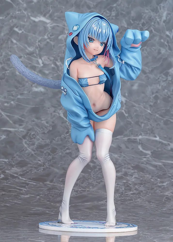 Virtual Illustrator Kanzarin 1/6 Scale Pre-Painted Figure: Kanzarin-chan Nekomimi Hoodie Ver.