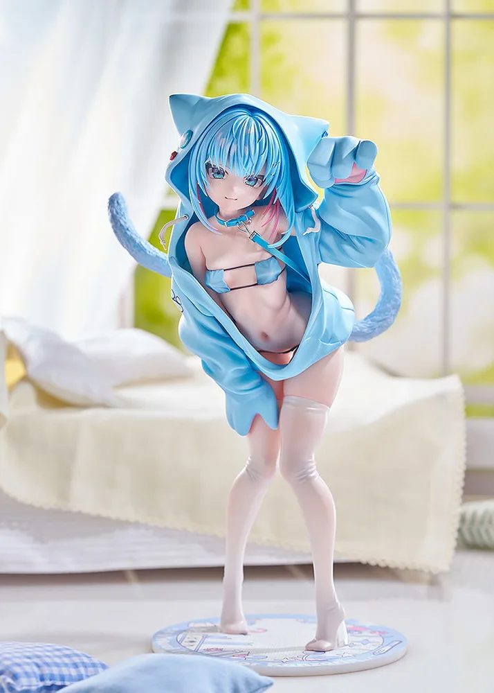 Virtual Illustrator Kanzarin 1/6 Scale Pre-Painted Figure: Kanzarin-chan Nekomimi Hoodie Ver.