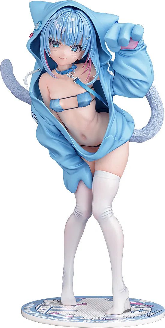 Virtual Illustrator Kanzarin 1/6 Scale Pre-Painted Figure: Kanzarin-chan Nekomimi Hoodie Ver.
