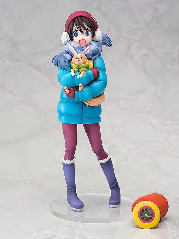 Yuru Camp 1/7 Scale Pre-Painted Figure: Ena Saito & Chikuwa