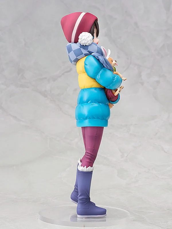 Yuru Camp 1/7 Scale Pre-Painted Figure: Ena Saito & Chikuwa