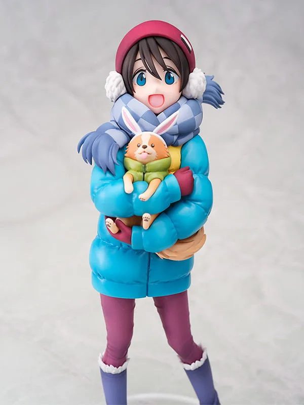 Yuru Camp 1/7 Scale Pre-Painted Figure: Ena Saito & Chikuwa