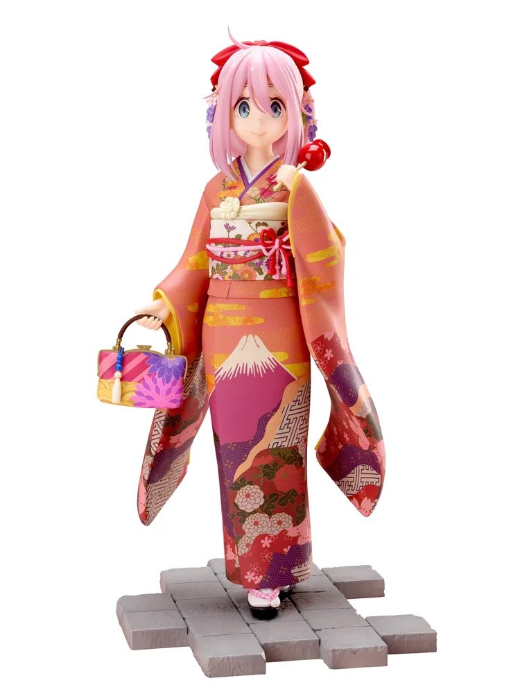 Yuru Camp Season 2 1/7 Scale Pre-Painted Figure: Nadeshiko Kagamihara Furisode Ver.