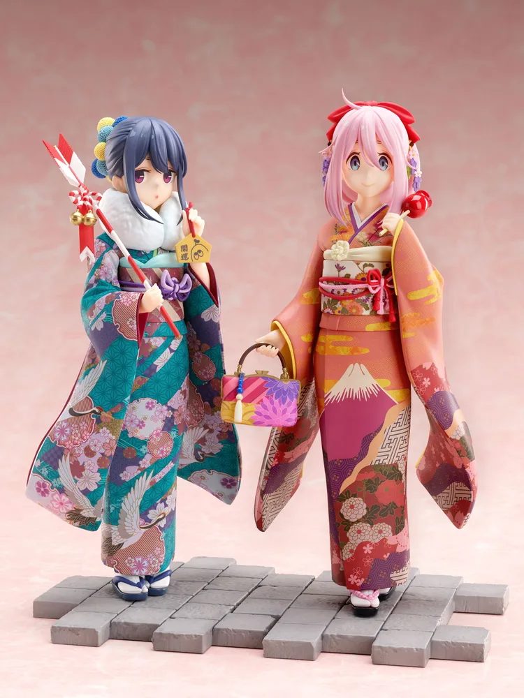 Yuru Camp Season 2 1/7 Scale Pre-Painted Figure: Nadeshiko Kagamihara Furisode Ver.