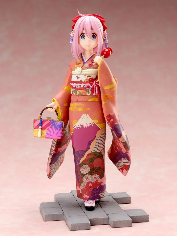 Yuru Camp Season 2 1/7 Scale Pre-Painted Figure: Nadeshiko Kagamihara Furisode Ver.