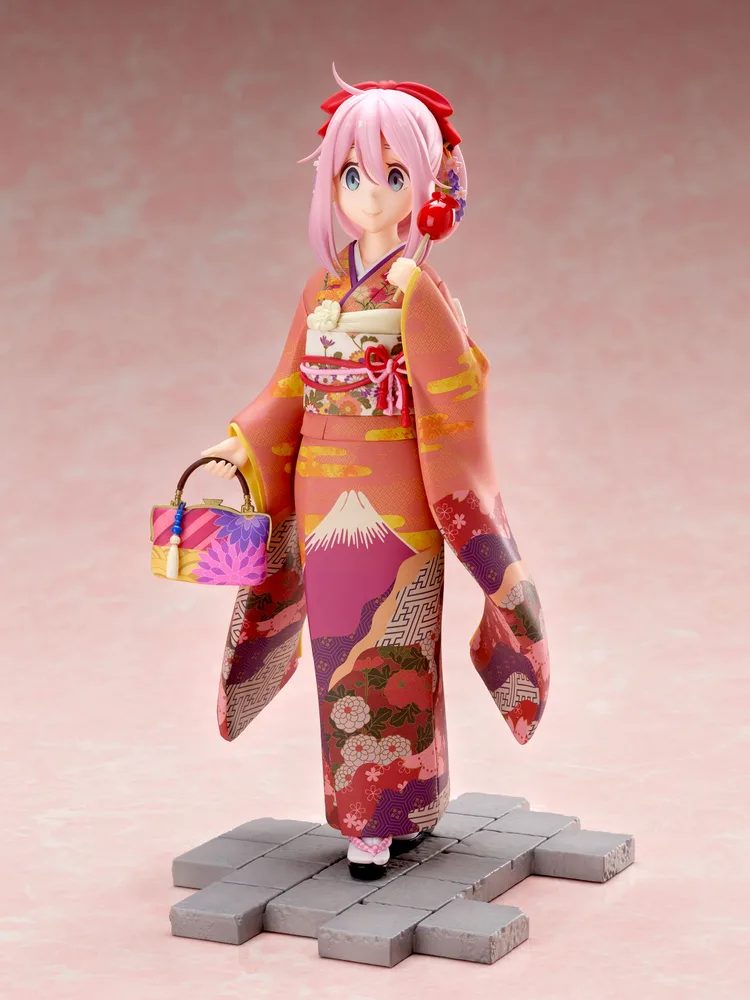 Yuru Camp Season 2 1/7 Scale Pre-Painted Figure: Nadeshiko Kagamihara Furisode Ver.