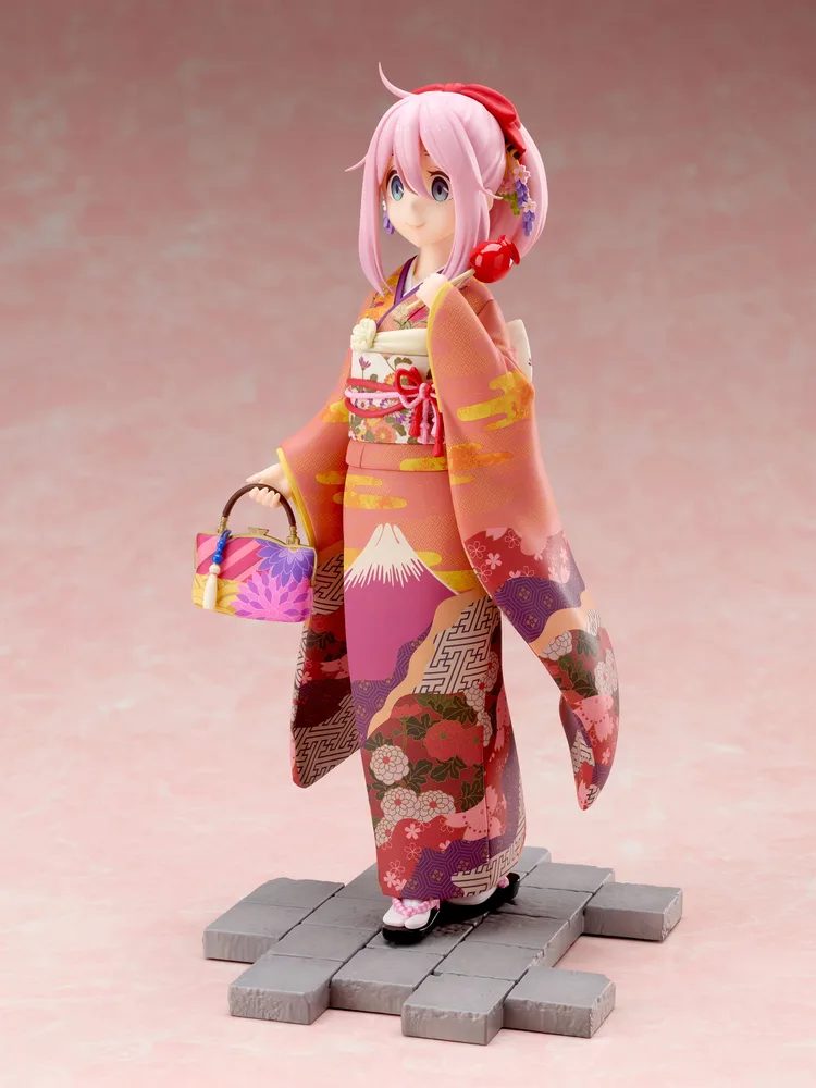 Yuru Camp Season 2 1/7 Scale Pre-Painted Figure: Nadeshiko Kagamihara Furisode Ver.