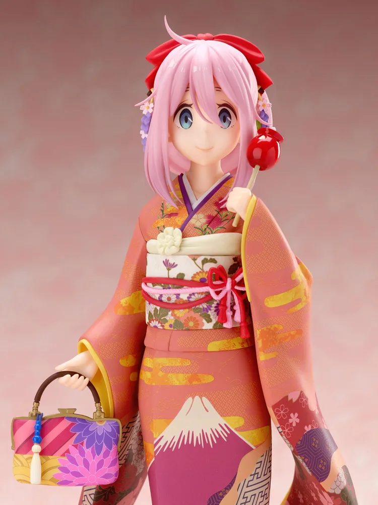 Yuru Camp Season 2 1/7 Scale Pre-Painted Figure: Nadeshiko Kagamihara Furisode Ver.