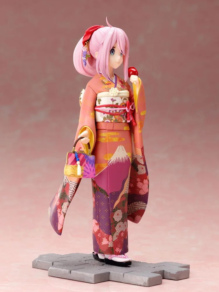 Yuru Camp Season 2 1/7 Scale Pre-Painted Figure: Nadeshiko Kagamihara Furisode Ver.