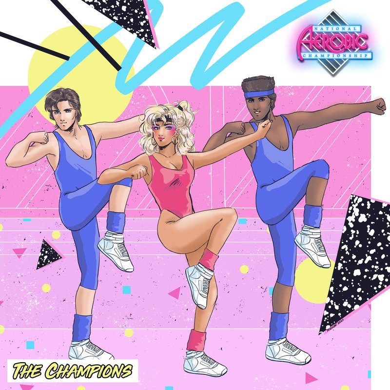 Виниловая пластинка The Champions A.K.A. National Aerobic Championship 7-inch — обложка