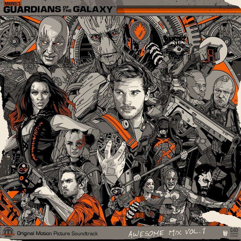 Виниловая пластинка Guardians of the Galaxy — обложка