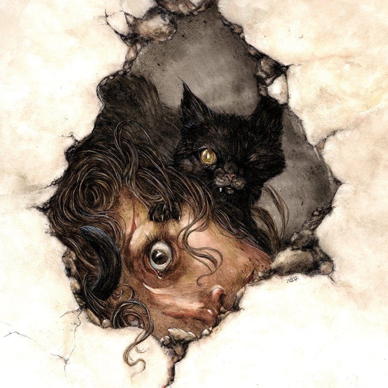 Виниловая пластинка Edgar Allan Poe's The Black Cat 2xLP — обложка