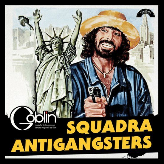 Виниловая пластинка Squadra Antigangsters by Goblin (White vinyl Exclusive) — обложка