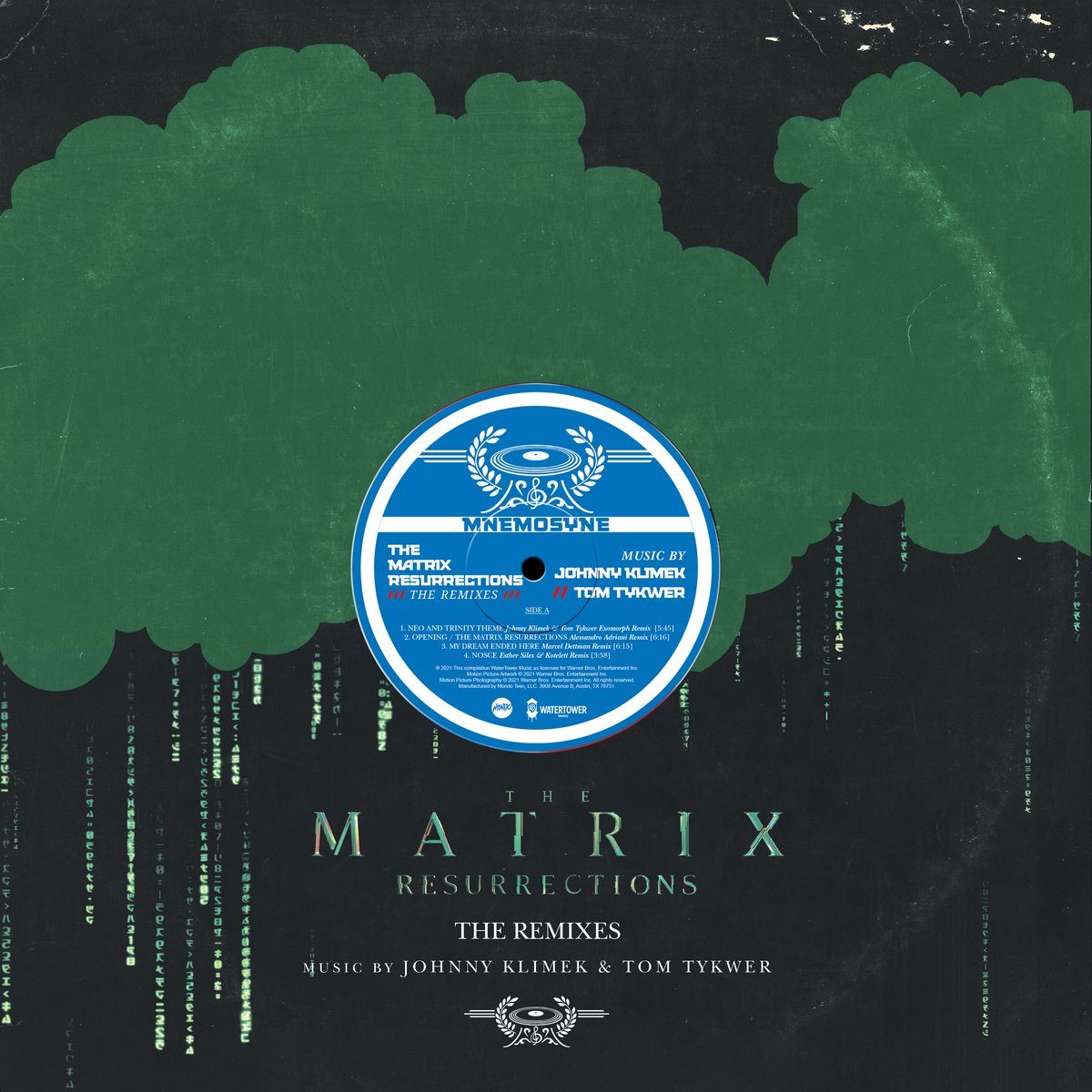 Виниловая пластинка The Matrix Resurrections: The Remixes 2XLP — обложка