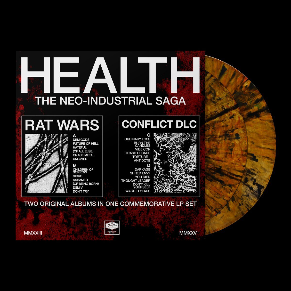 Виниловая пластинка Rat Wars Saga 2XLP by Health — обложка