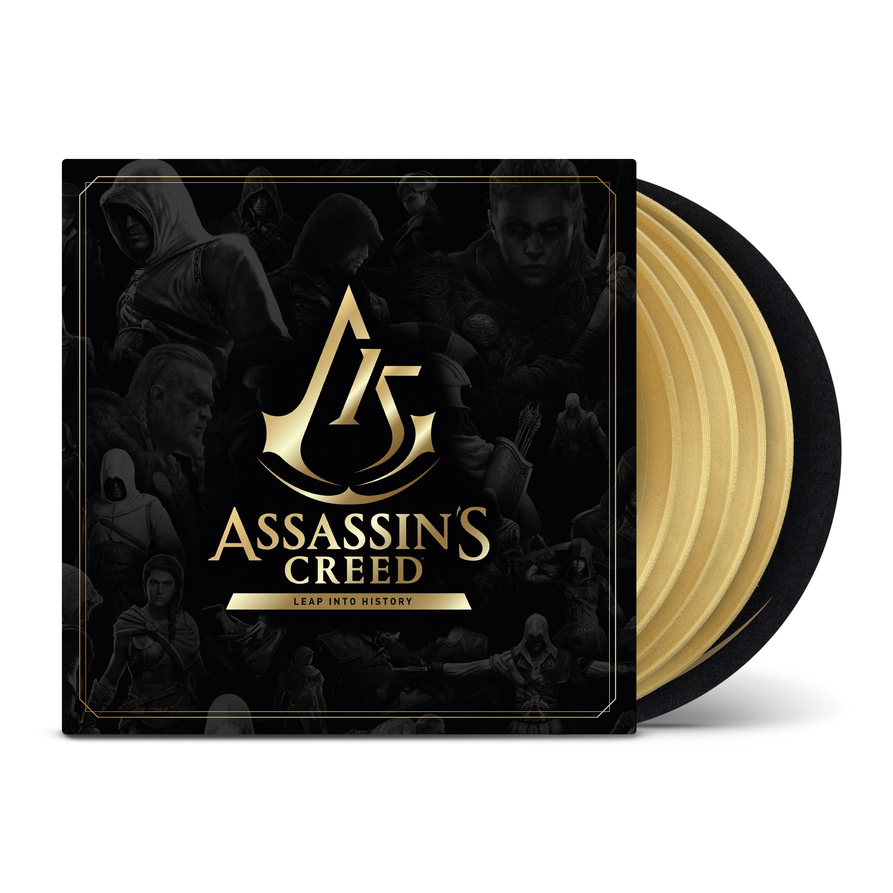 Assassin’s Creed: Leap Into History — Limited Edition Gold Nugget 5LP — фото 1