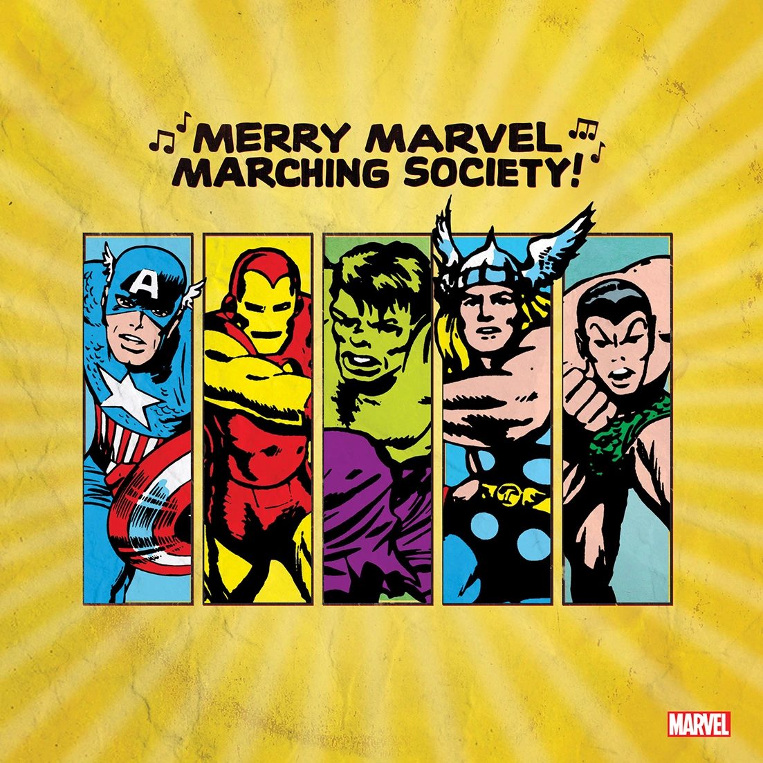 Merry Marvel Marching Society — Black Vinyl — фото 1