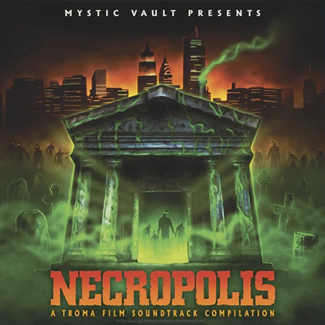 Necropolis: A Troma Film Soundtrack Compilation — Green/Orange Splatter Vinyl — фото 1