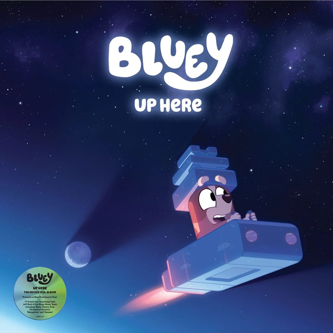 Bluey – Up Here: The Orchestral Album — Blue Vinyl — фото 1