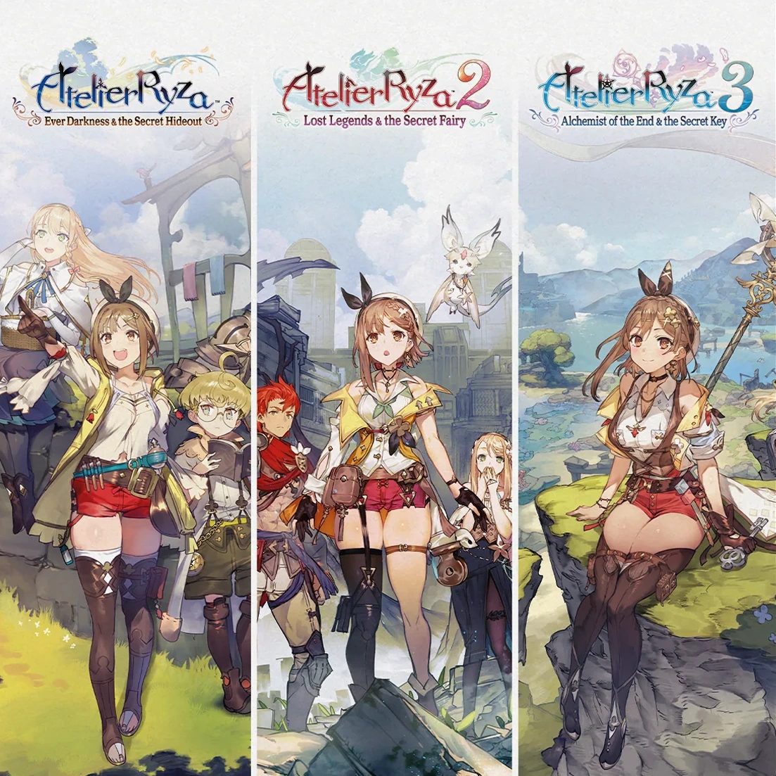 Atelier Ryza: Original Soundtrack Trilogy — Yellow/Red/Blue Vinyl — фото 1