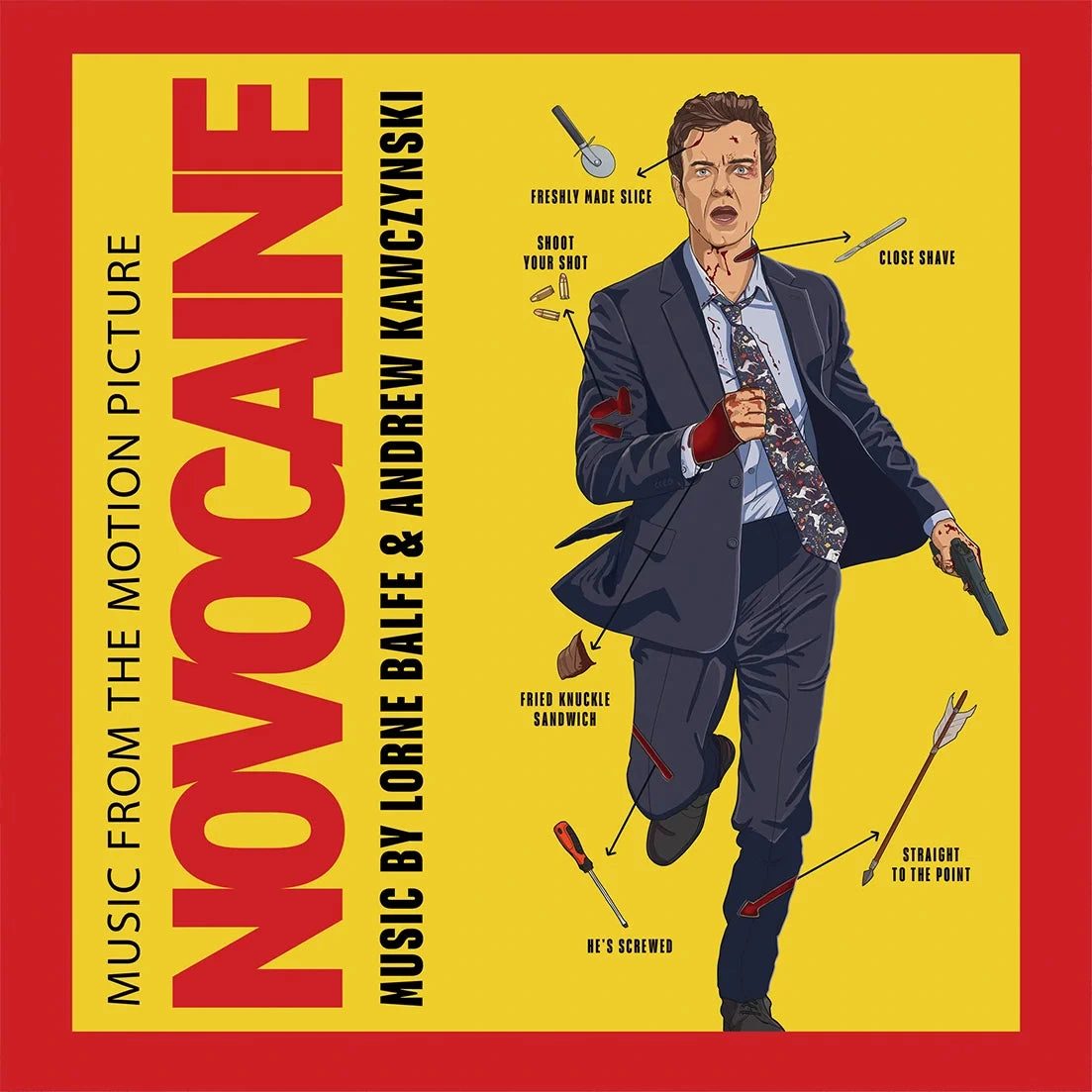 Novocaine — Yellow/Red Splatter Vinyl — фото 1