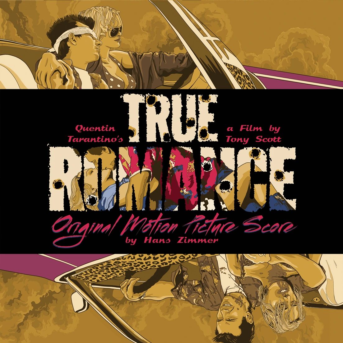 Виниловая пластинка True Romance (30th Anniversary) — Black/Gold Splatter Vinyl — обложка