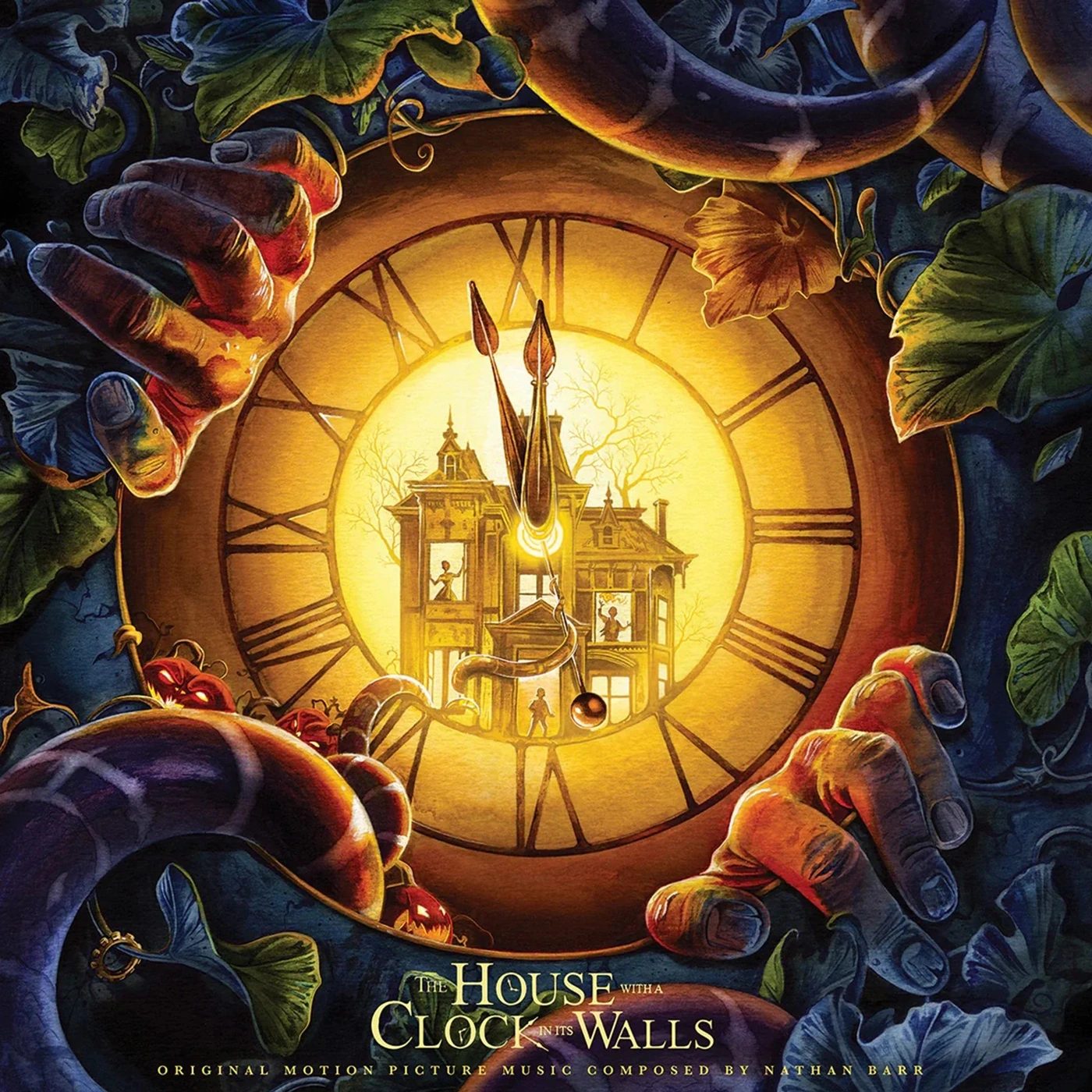 House With A Clock In Its Walls — Green/Purple + Orange/Yellow Swirl Vinyl — фото 1