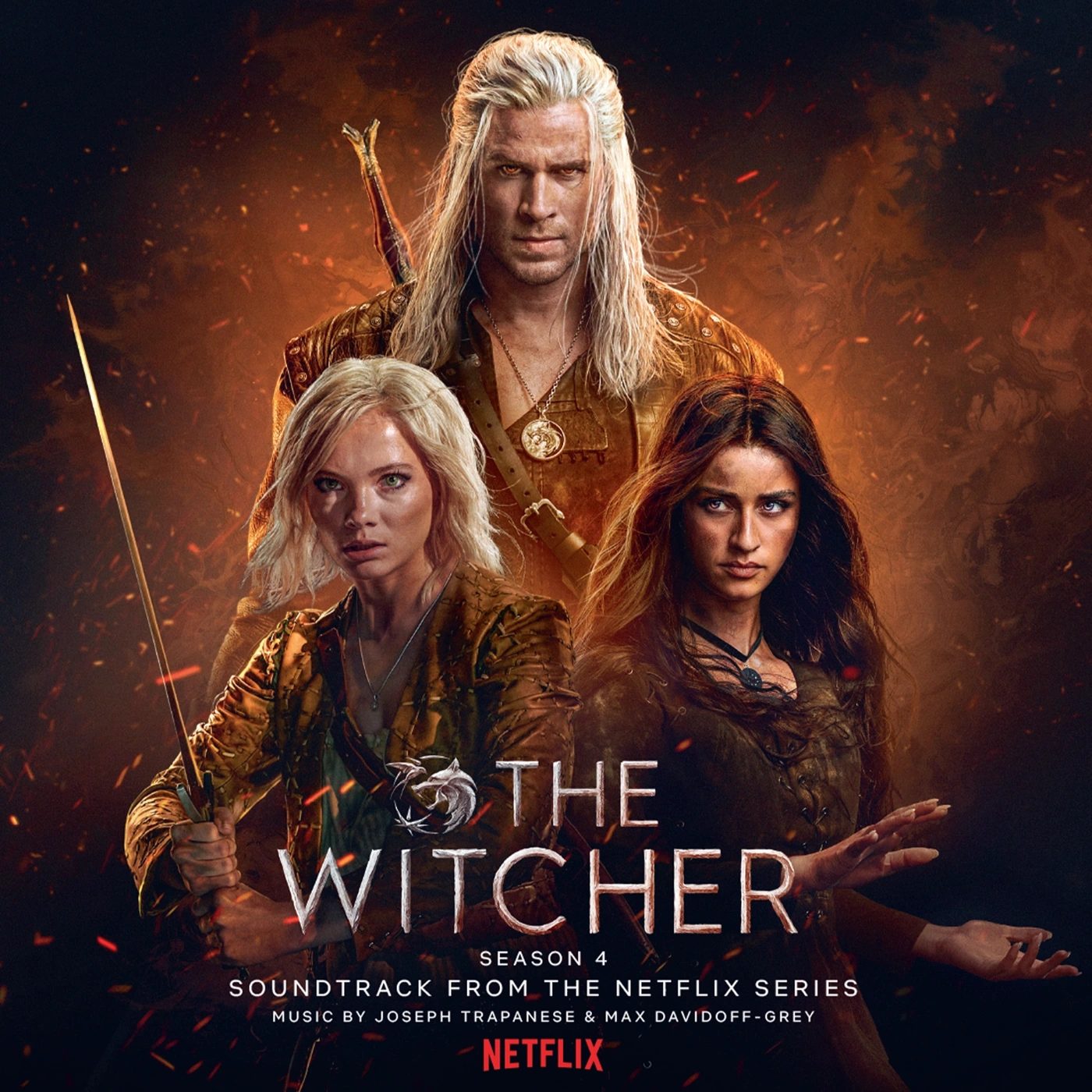 The Witcher: Season 4 — Orange/Black Marble Vinyl — фото 1