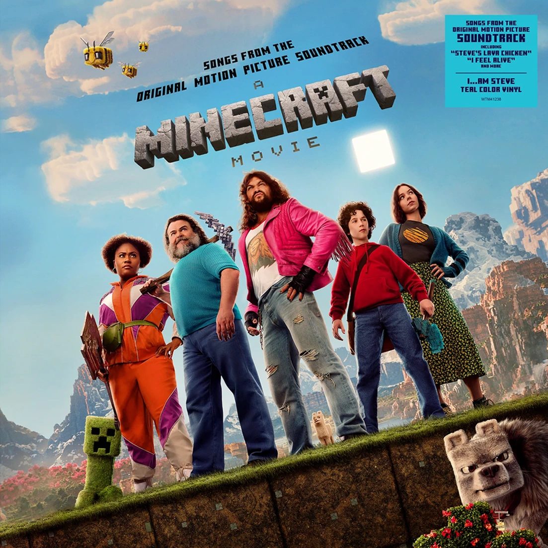 A Minecraft Movie — Songs from the Original Motion Picture Soundtrack — Teal Vinyl — фото 1