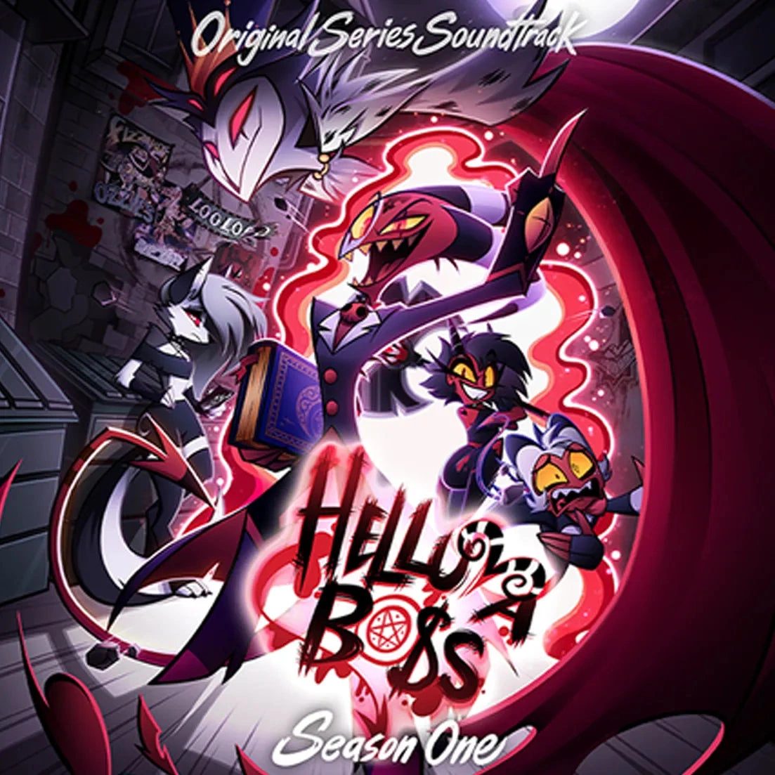 Helluva Boss: Season One — Clear With Red Splatter Vinyl — фото 1