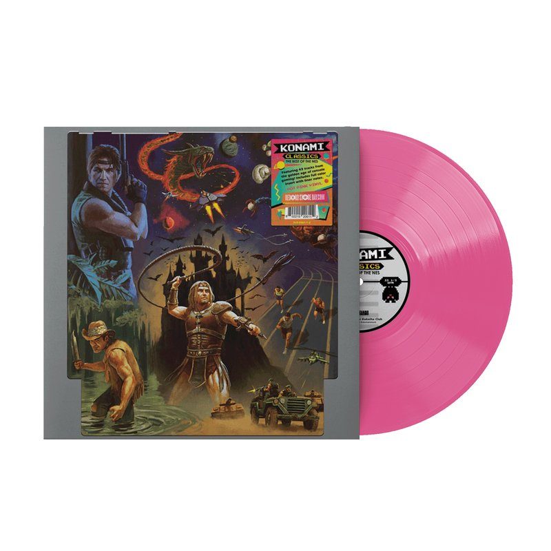 Виниловая пластинка Konami Classics: Best of the NES - Konami Kukeiha Club (1xLP Vinyl Record) [Magenta] — обложка