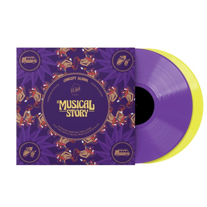 Виниловая пластинка A Musical Story - Charles Bardin & Valentin Ducloux (2xLP Multicolor Vinyl Record) — обложка