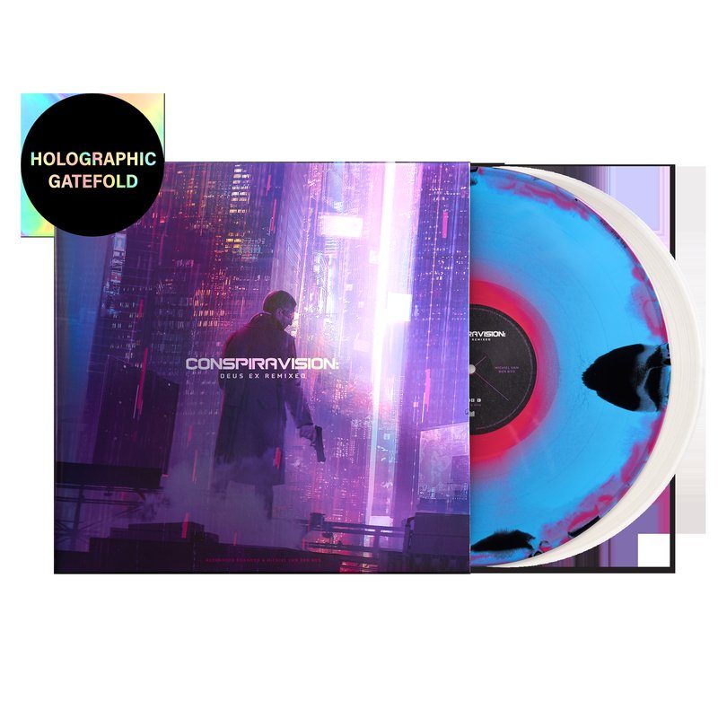 Виниловая пластинка Conspiravision: Deus Ex Remixed - Alexander Brandon & Michiel van den Bos (2xLP Vinyl Record) — обложка